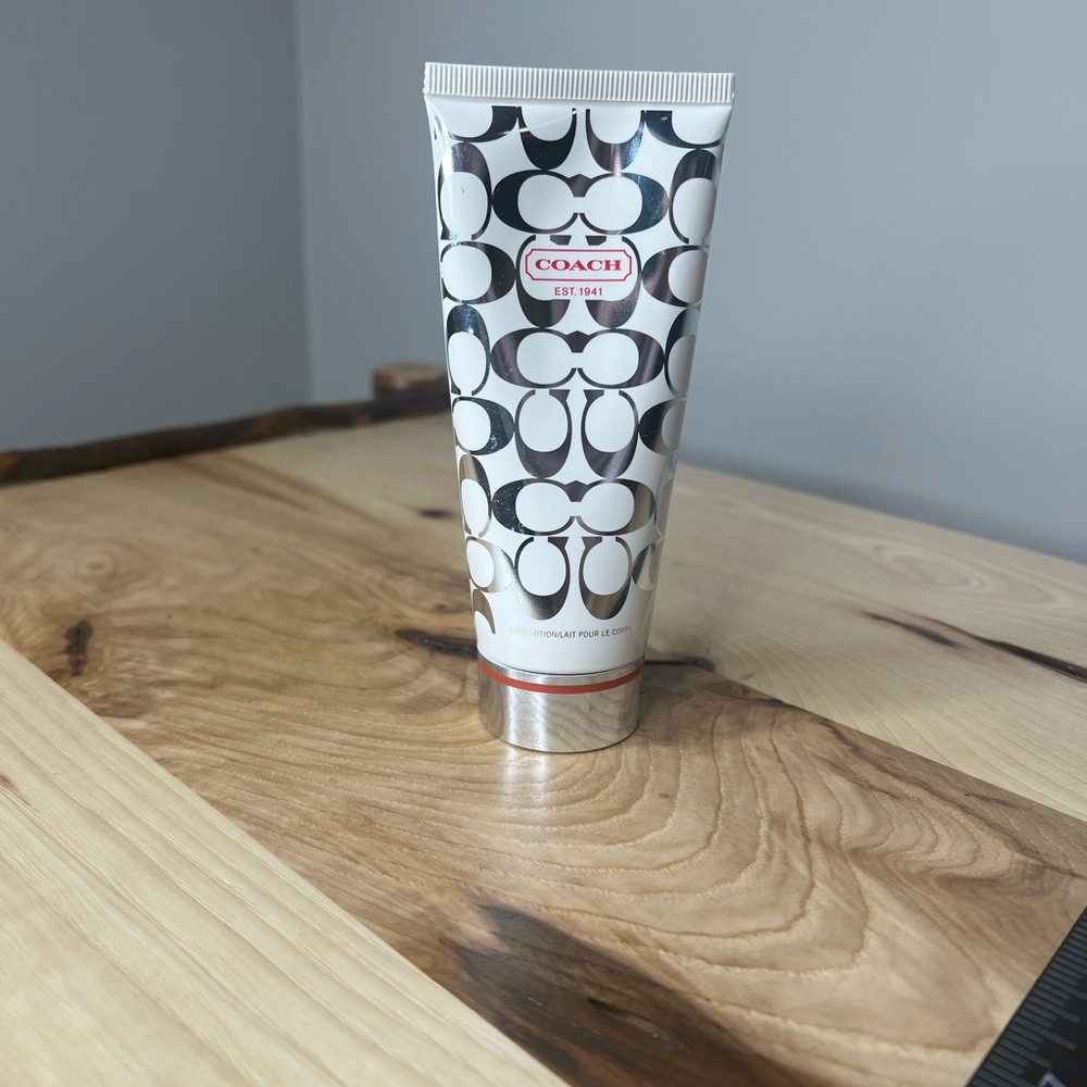 Coach Est. 1941 Body Lotion 3.4 FL OZ Black and White